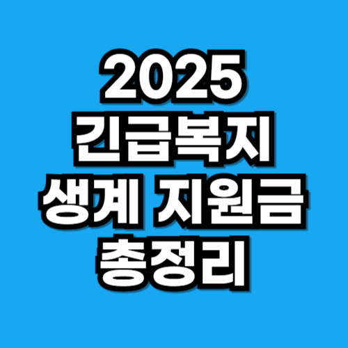 긴급복지 지원제도