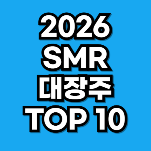 2026년 SMR 대장주 TOP 10 총정리