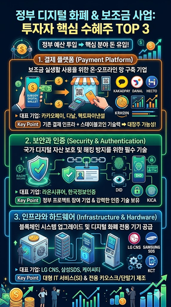 정부 프로젝트 한강 관련주 핵심 섹터 3가지 인포그래픽