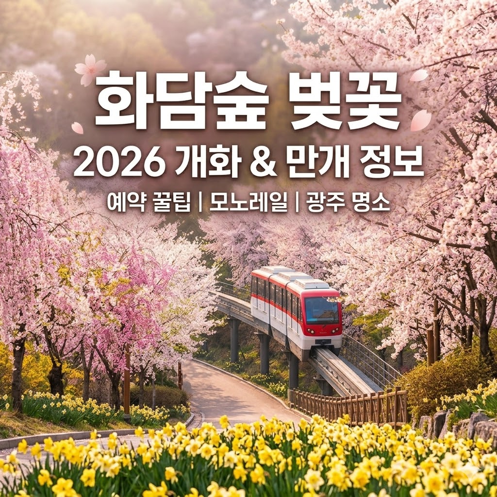 화담숲 벚꽂 2026 예약